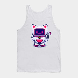 Cat Robot Tank Top